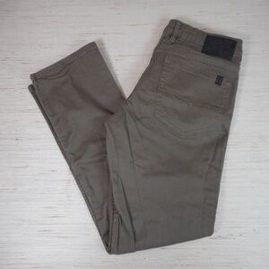 Buffalo David Bitton SAM-X Slim Straight Stretch Pants 32x32 – Olive Green